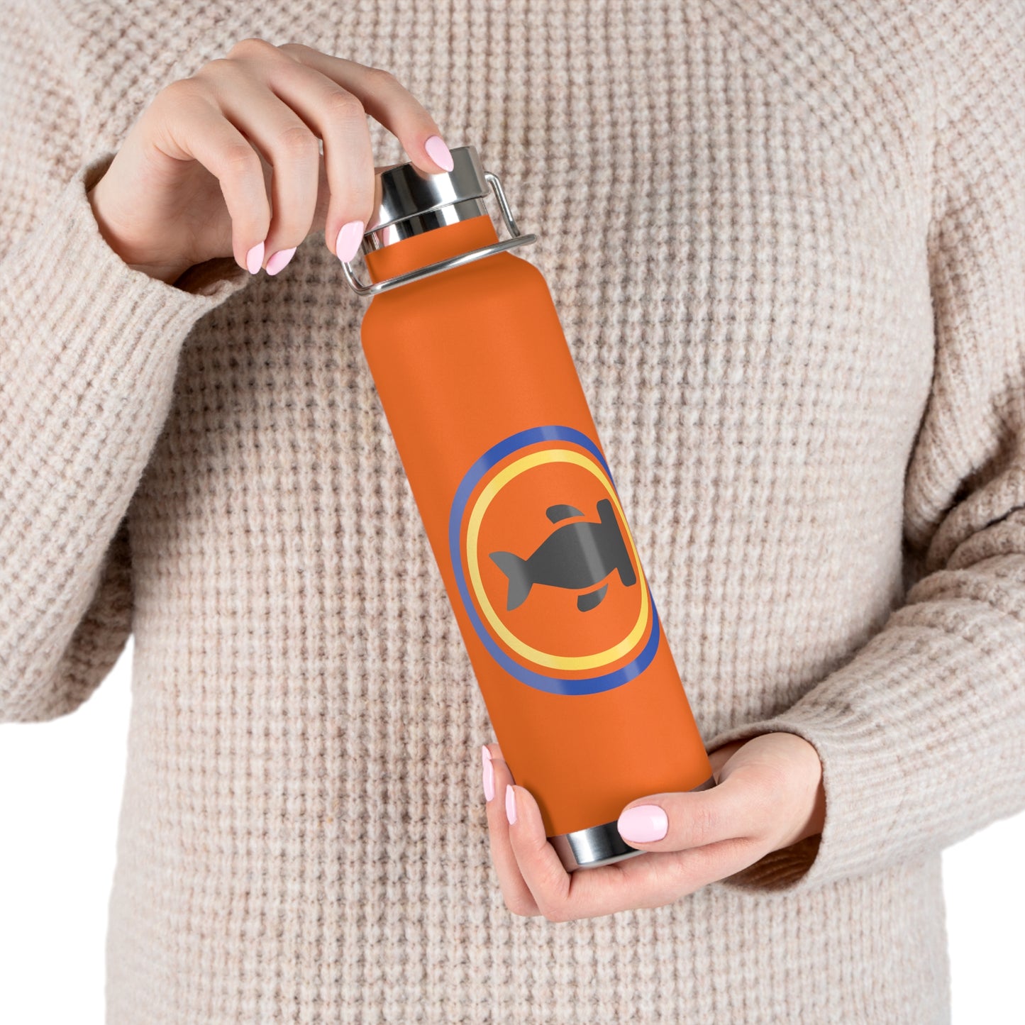 BYOPOD Signature Copper Vacuum Insulated Bottle, 22oz