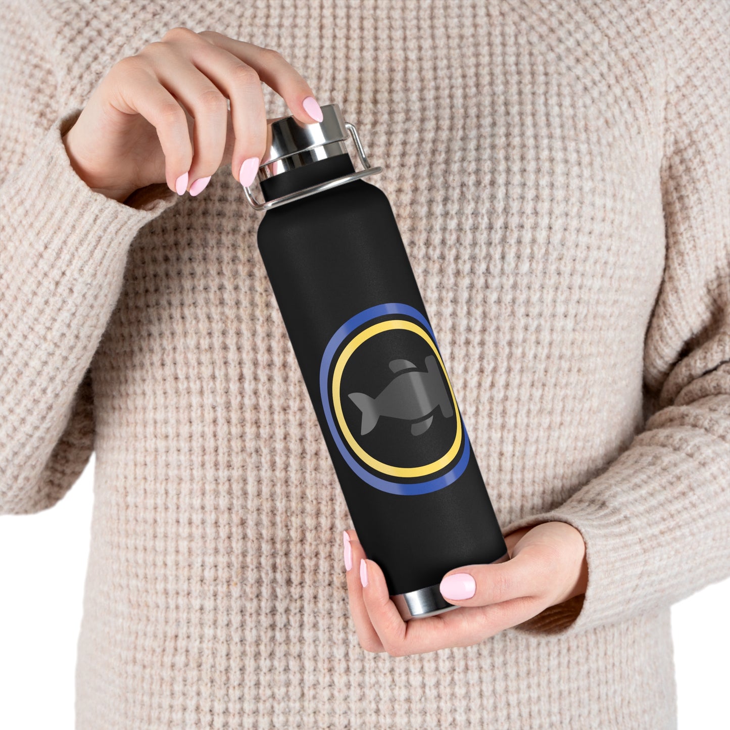 BYOPOD Signature Copper Vacuum Insulated Bottle, 22oz