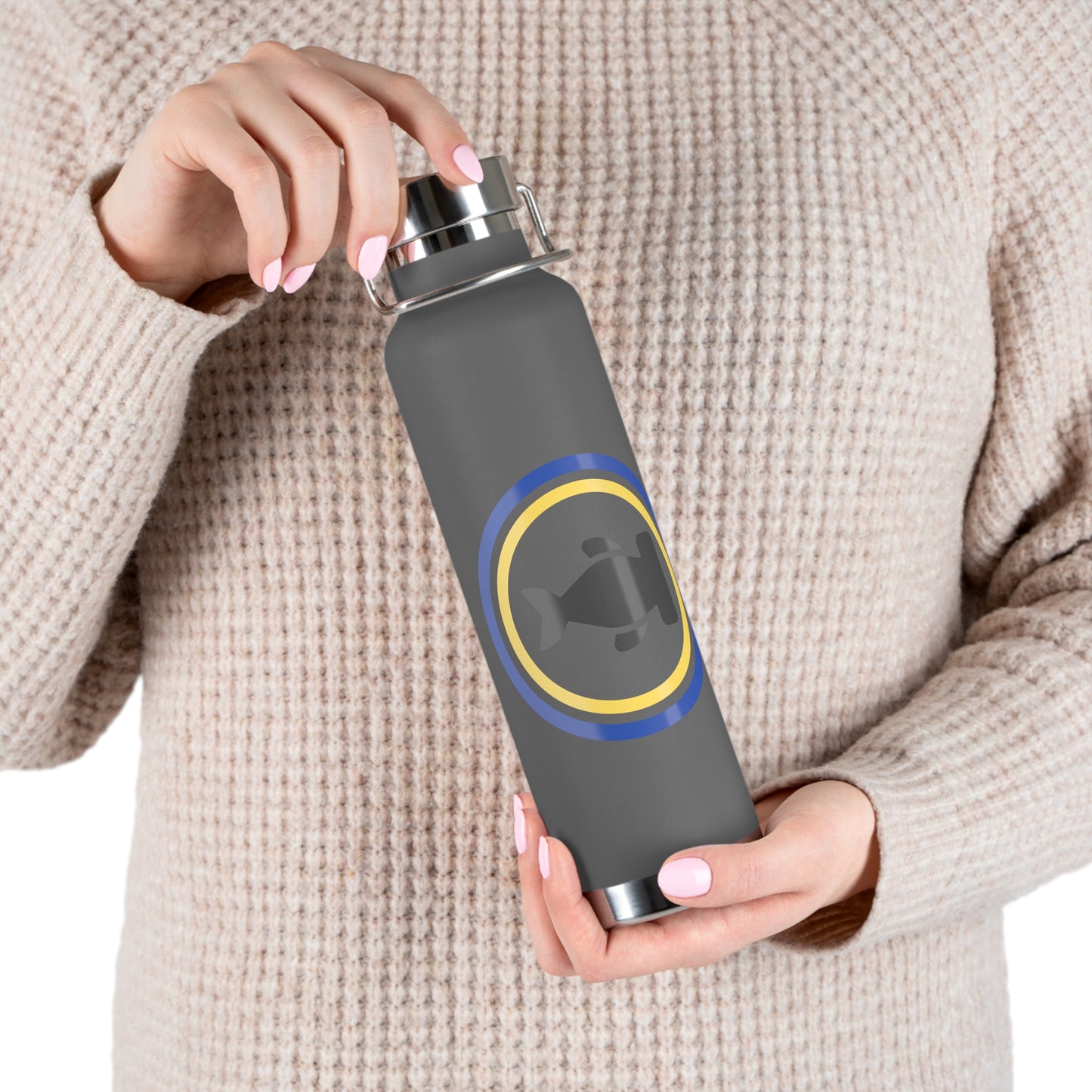 BYOPOD Signature Copper Vacuum Insulated Bottle, 22oz